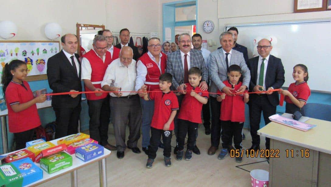 Türk Kızılayı Salihli Şubesi Başkanlığınca Düzenlenen  ''Özel Eğitim Sınıfı Tefrişat Projesi'' Kapsamındaki Gazi İlkokulu Otizm Sınıfımızın Açılış Törenine Katıldık