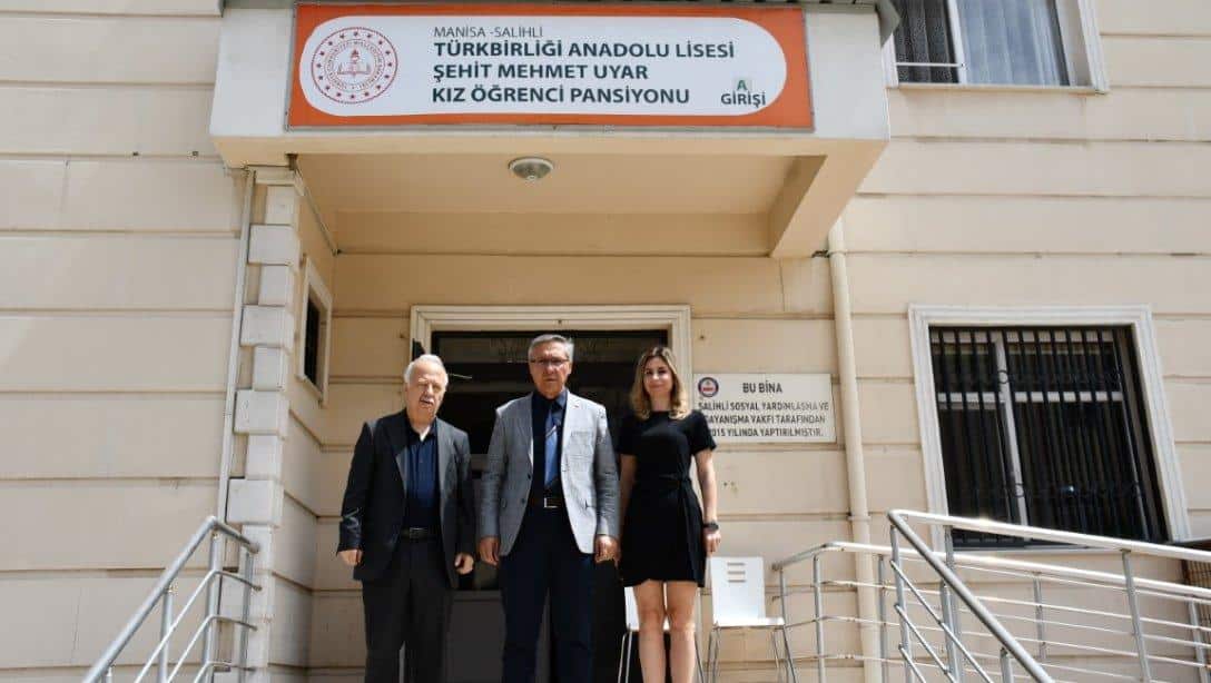 Milli Eğitim Müdürümüz Mahmut Yenen, Türkbirliği Anadolu Lisesi Şehit Mehmet Uyar Pansiyonunu ziyaret etti
