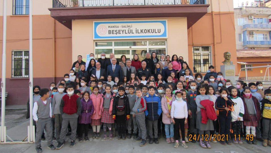 İlçe Milli Eğitim Müdürümüz Sayın Mahmut Yenen Beşeylül İlkokulunda Kütüphane Açılışında Bulundu