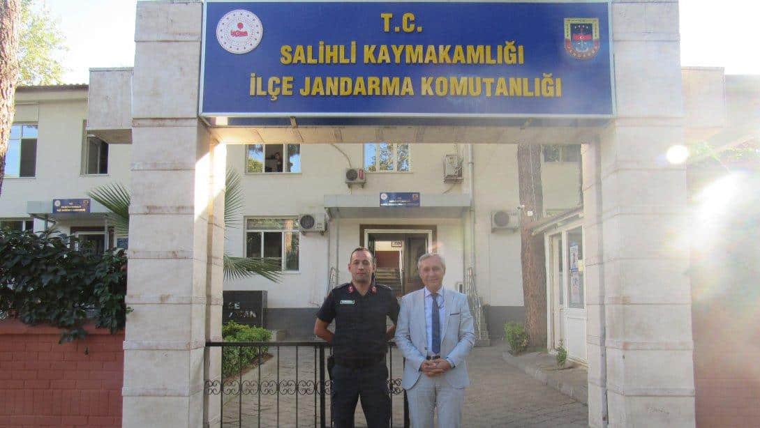 İlçe Milli Eğitim Müdürümüz Mahmut YENEN'den Jandarma Üsteğmen Sayın Sercan KARAÇALI'ya Hayırlı Olsun Ziyareti