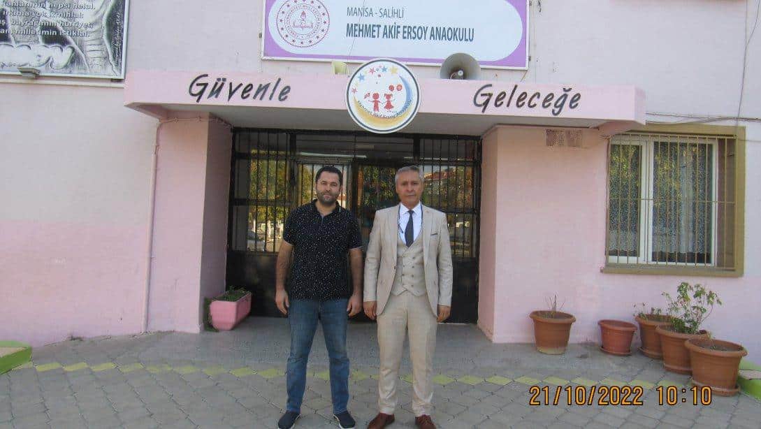 Milli Eğitim Müdürümüz Sayın Mahmut YENEN Mehmet Akif Ersoy Anaokulunu Ziyaret Etti