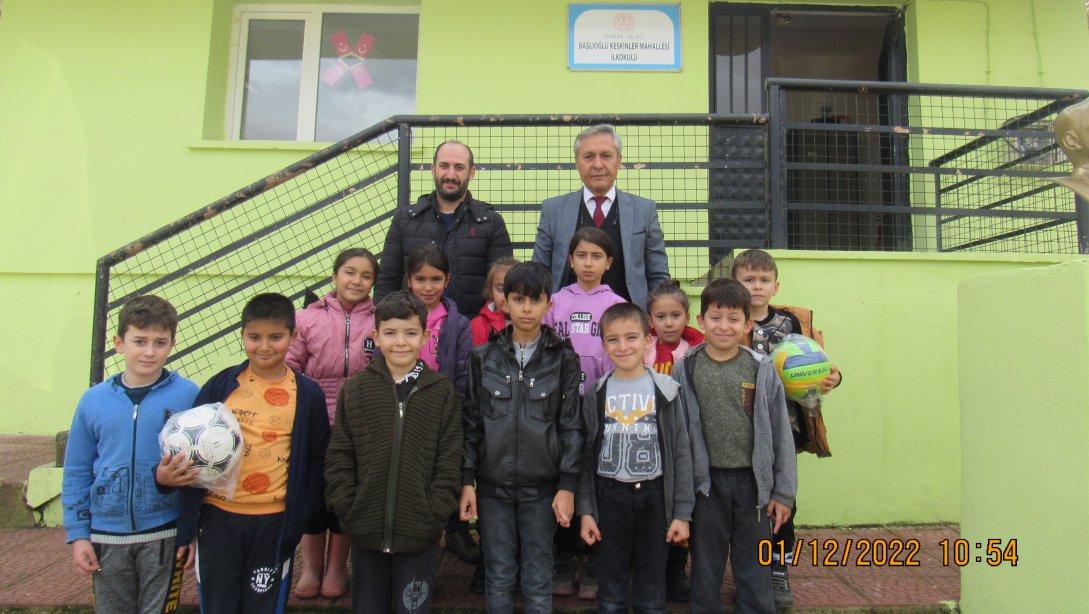 İlçe Milli Eğitim Müdürümüz Mahmut YENEN Başlıoğlu Keskinler Mahallesi İlkokulumuzu Ziyaret Etti 