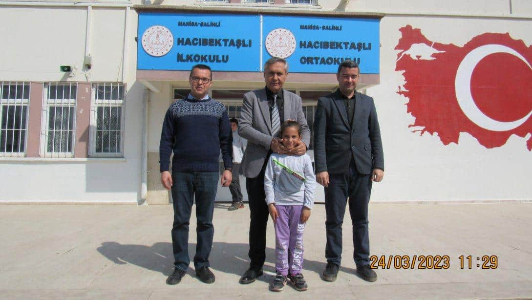 Milli Eğitim Müdürümüz Mahmut YENEN HacıBektaşlı  İlkokulu/Ortaokulu'nu Ziyaret Etti
