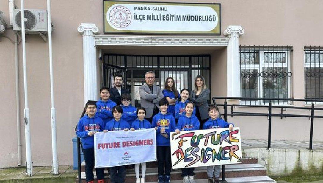 Bahçeşehir Koleji Salihli Kampüsü Robotik Takımı Future Designers, İlçe Milli Eğitim Müdürümüzü Ziyaret Ettiler