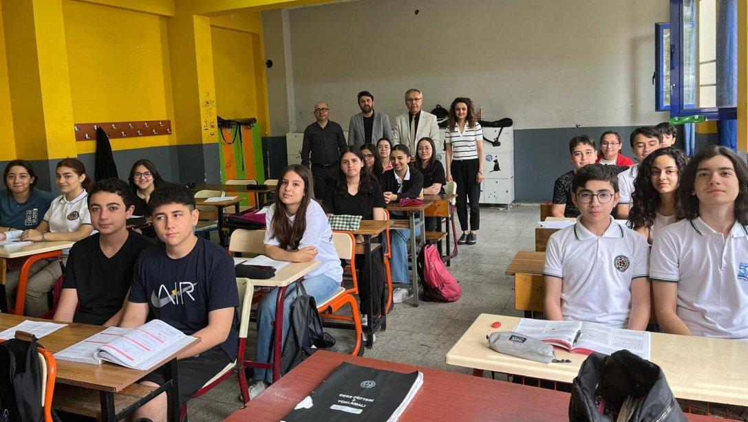 Milli Eğitim Müdürümüz Mahmut Yenen ve Şube Müdürümüz Sedat Koyuncu 50.Yıl Ortaokulunu ziyaret etti