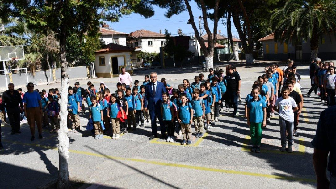 Milli Eğitim Müdürümüz Mahmut Yenen, Çavlu  İlkokulu/Ortaokulunu ziyaret etti