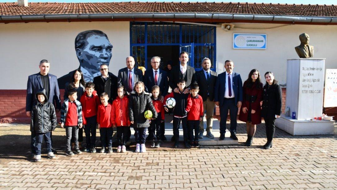 İl Milli Eğitim Müdürümüz Sayın Mehmet Uğurelli, İlçemiz Çamurhamamı İlkokulunu ziyaret etti